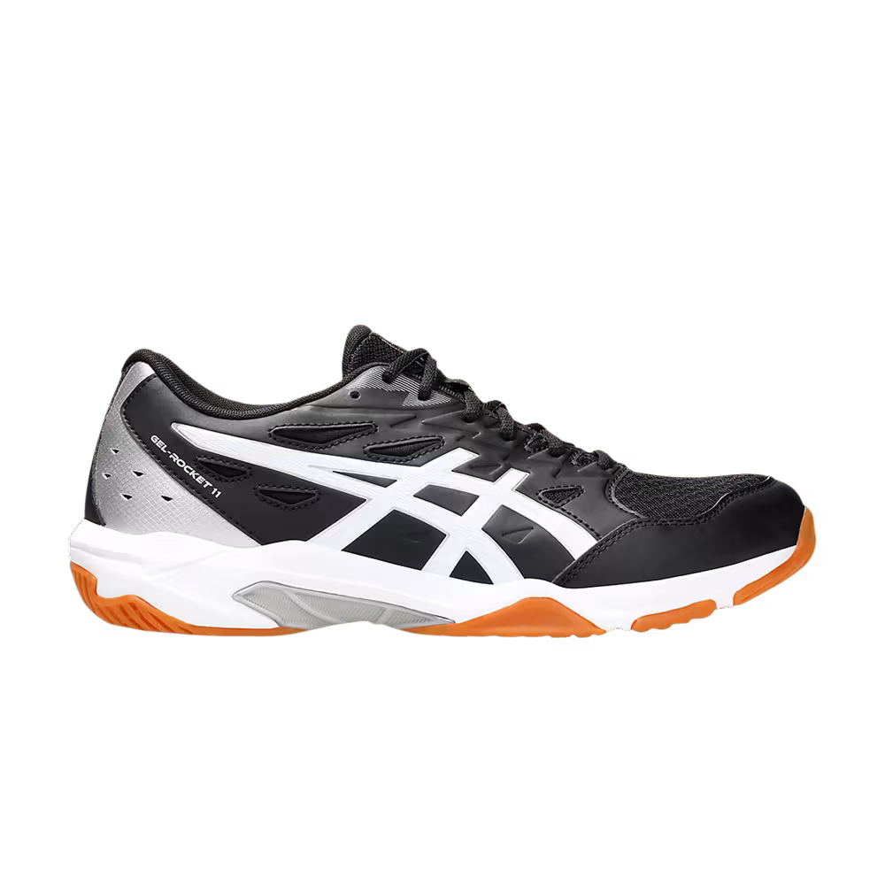 Asics Gel Rocket 11 2E Wide Black Pure Silver