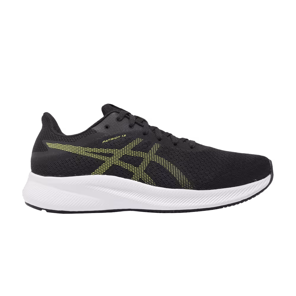 Asics Patriot 13 2E Wide Black Bright Yellow