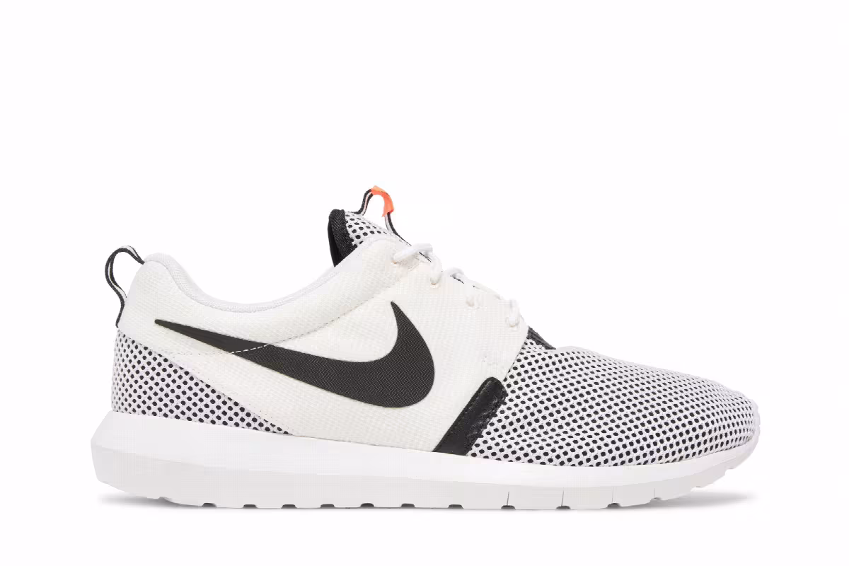 Nike Roshe Run NM Breathe White Black Hot Lava, view 2