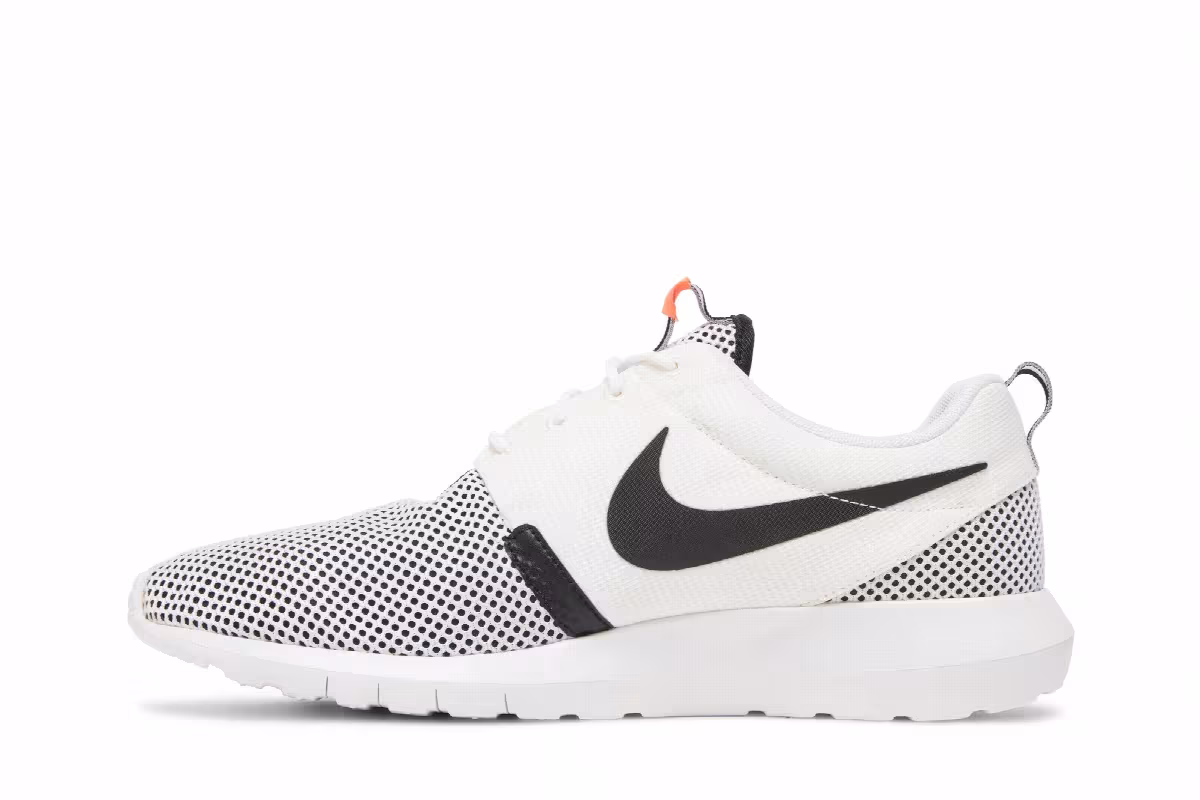 Nike Roshe Run NM Breathe White Black Hot Lava, view 4