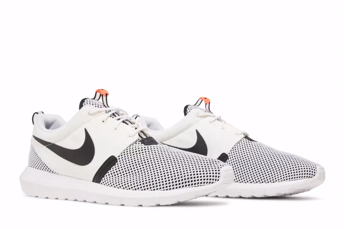 Nike Roshe Run NM Breathe White Black Hot Lava, view 9