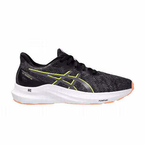 Asics GT 2000 12 GS 'Black Safety Yellow'
