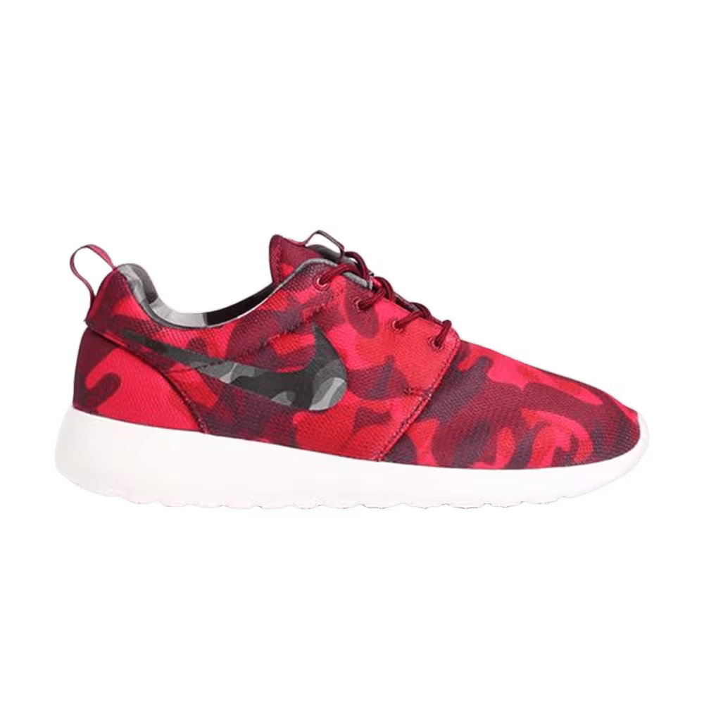 Nike Women's Roshe One Print Deep Garnet