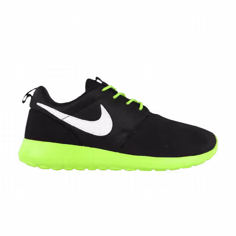 Nike Roshe Run GS 'Black Flash Lime'