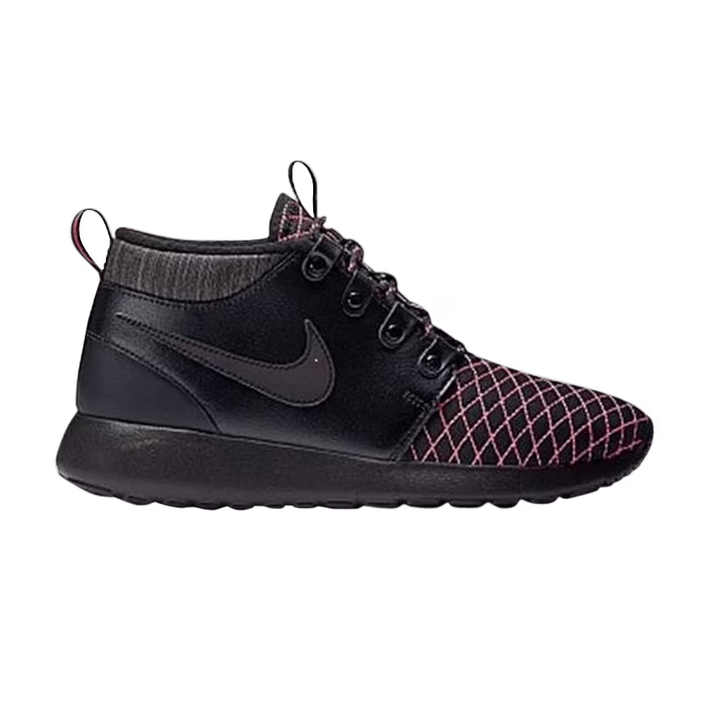 Nike Roshe One Mid GS Black Pink Pow