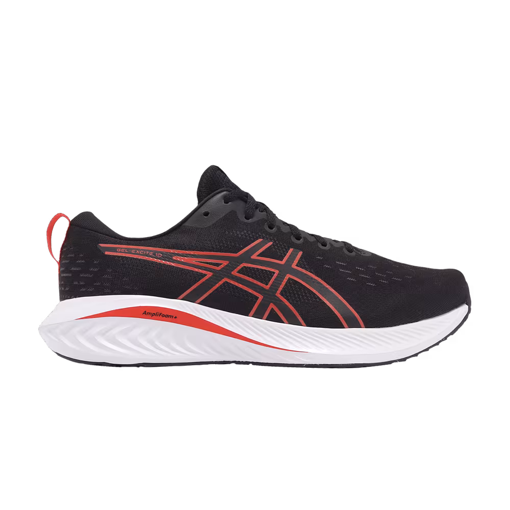 Asics Gel Excite 10 4E Wide Black True Red