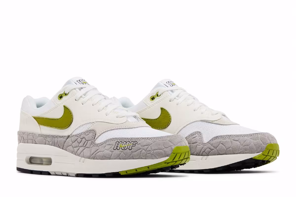 Nike HUF x Air Max 1 SP White Pear, view 9