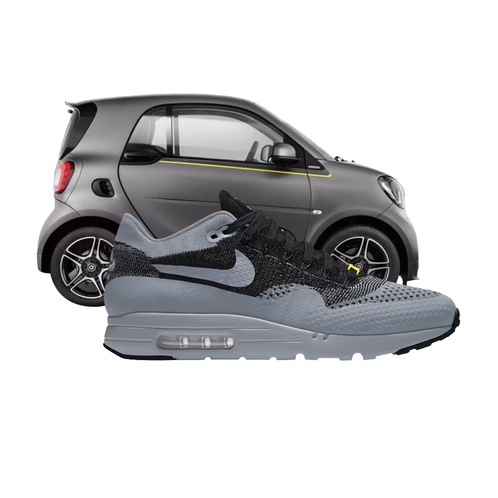 Nike Asphalt Gold x Smart Brabus x Air Max 1 Flyknit iD Smart Car Pack