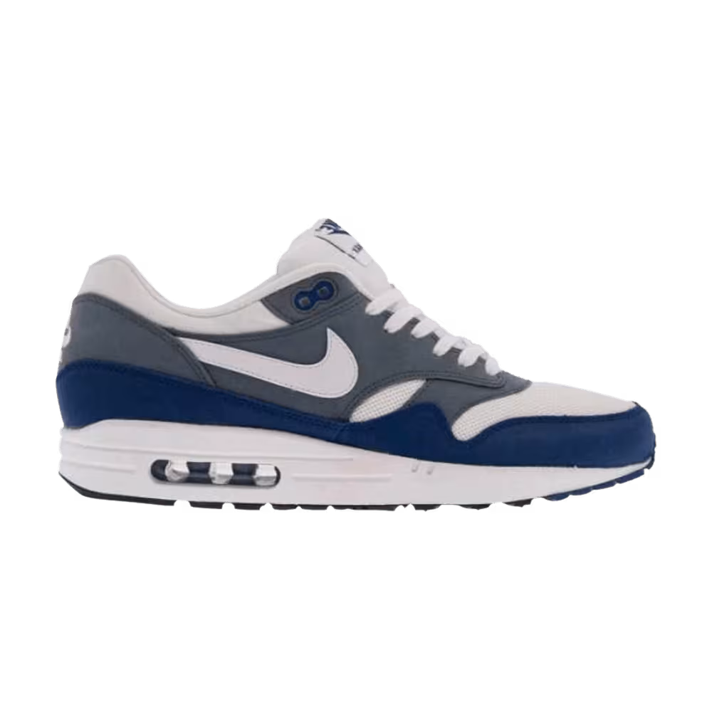 Nike Air Max 1 Essential White Deep Royal Blue