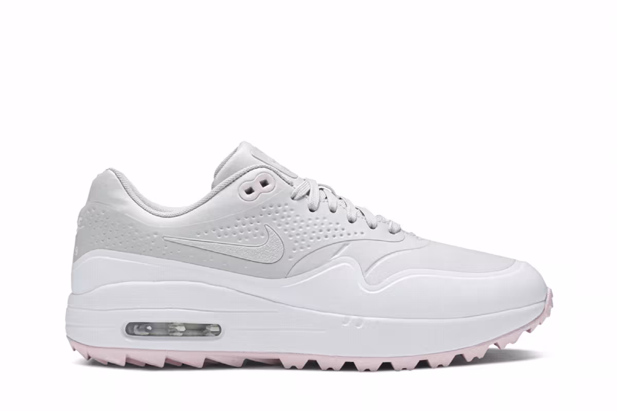 Nike Women's Air Max 1 Golf Vast Grey Pink Foam, view 2
