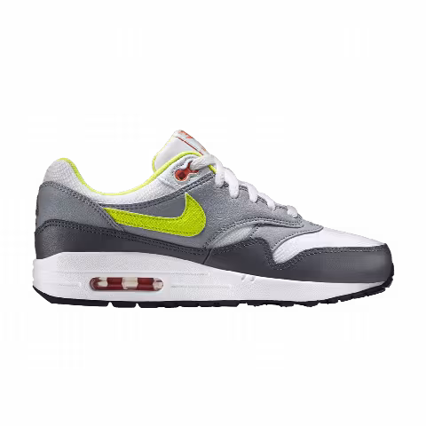 Nike Air Max 1 GS 'White Dark Grey Volt'