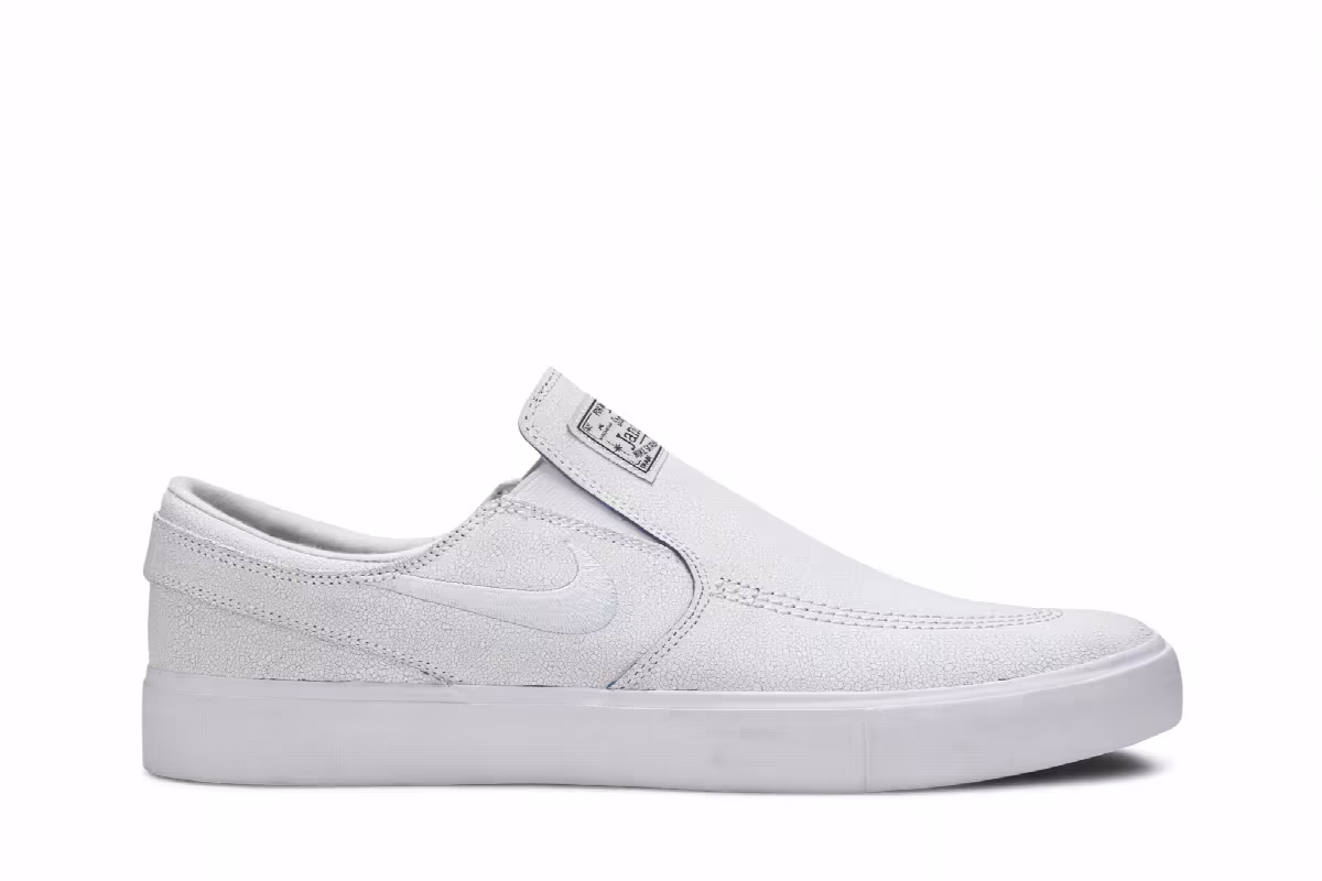Nike Zoom Stefan Janoski Slip RM Premium White, view 2