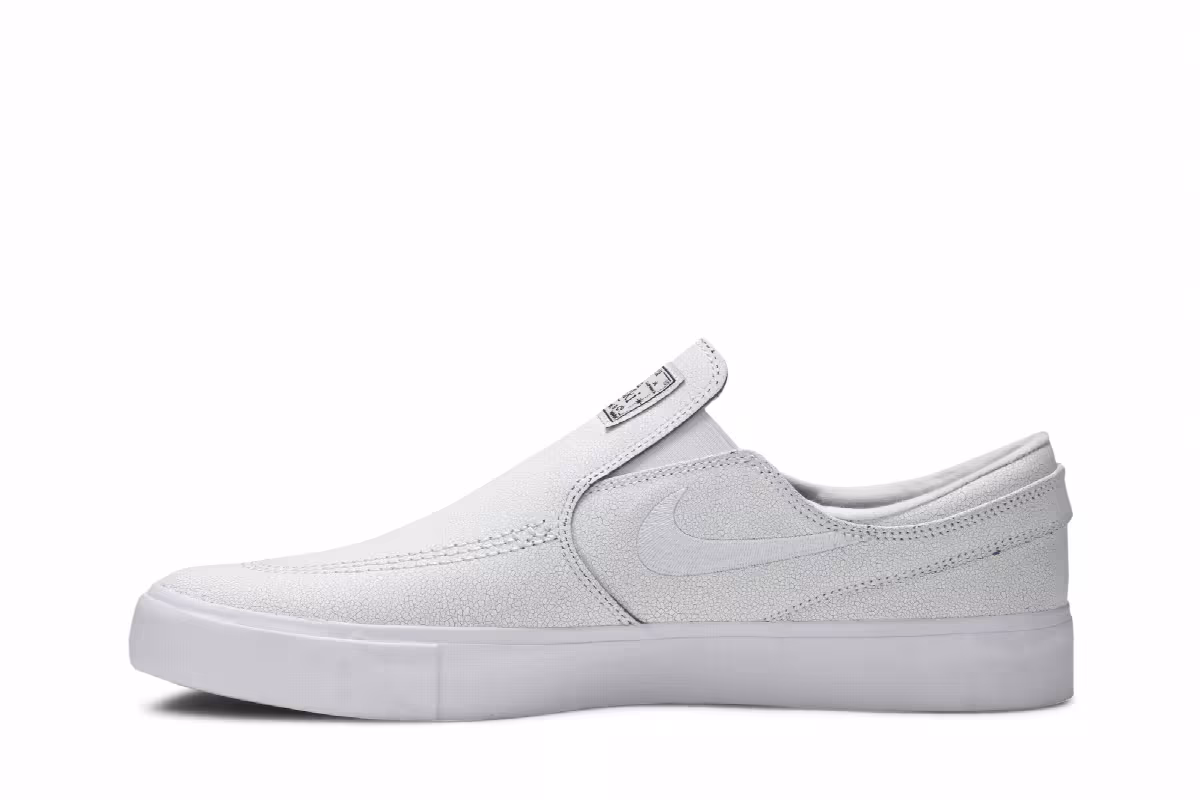 Nike Zoom Stefan Janoski Slip RM Premium White, view 4