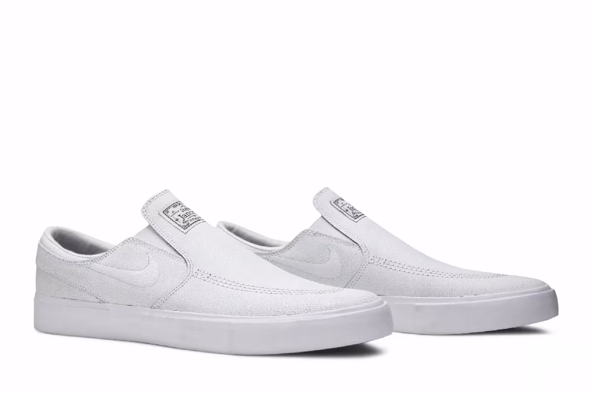 Nike Zoom Stefan Janoski Slip RM Premium White, view 9