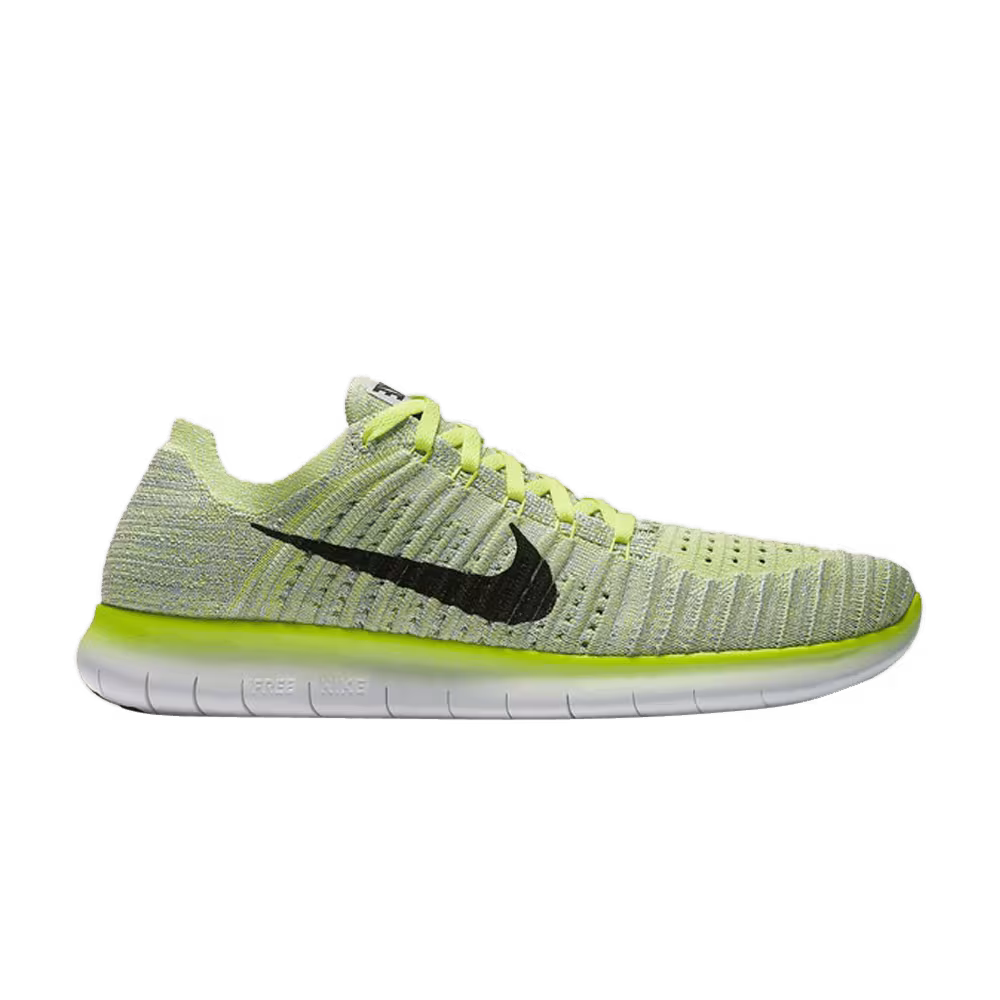 Nike Free RN Flyknit Platinum Volt