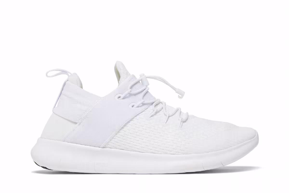 Nike Women's Free RN Commuter 2017 Triple White, view 2