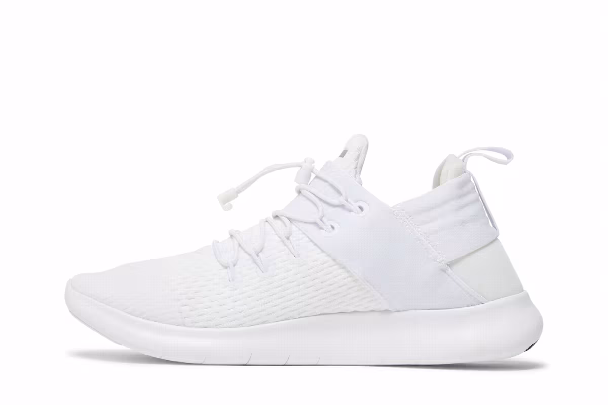 Nike Women's Free RN Commuter 2017 Triple White, view 4