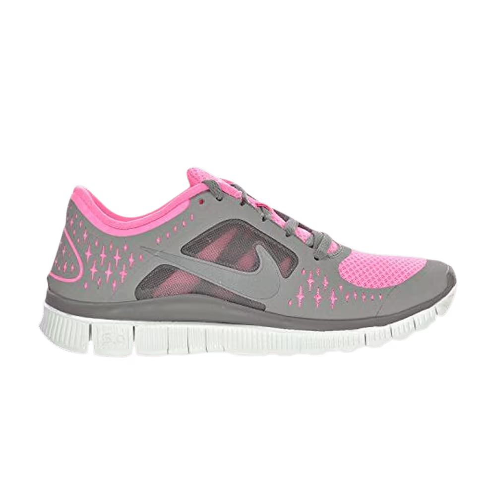 Nike Women's Free Run+ 3 Pearlized Pink Sport Grey