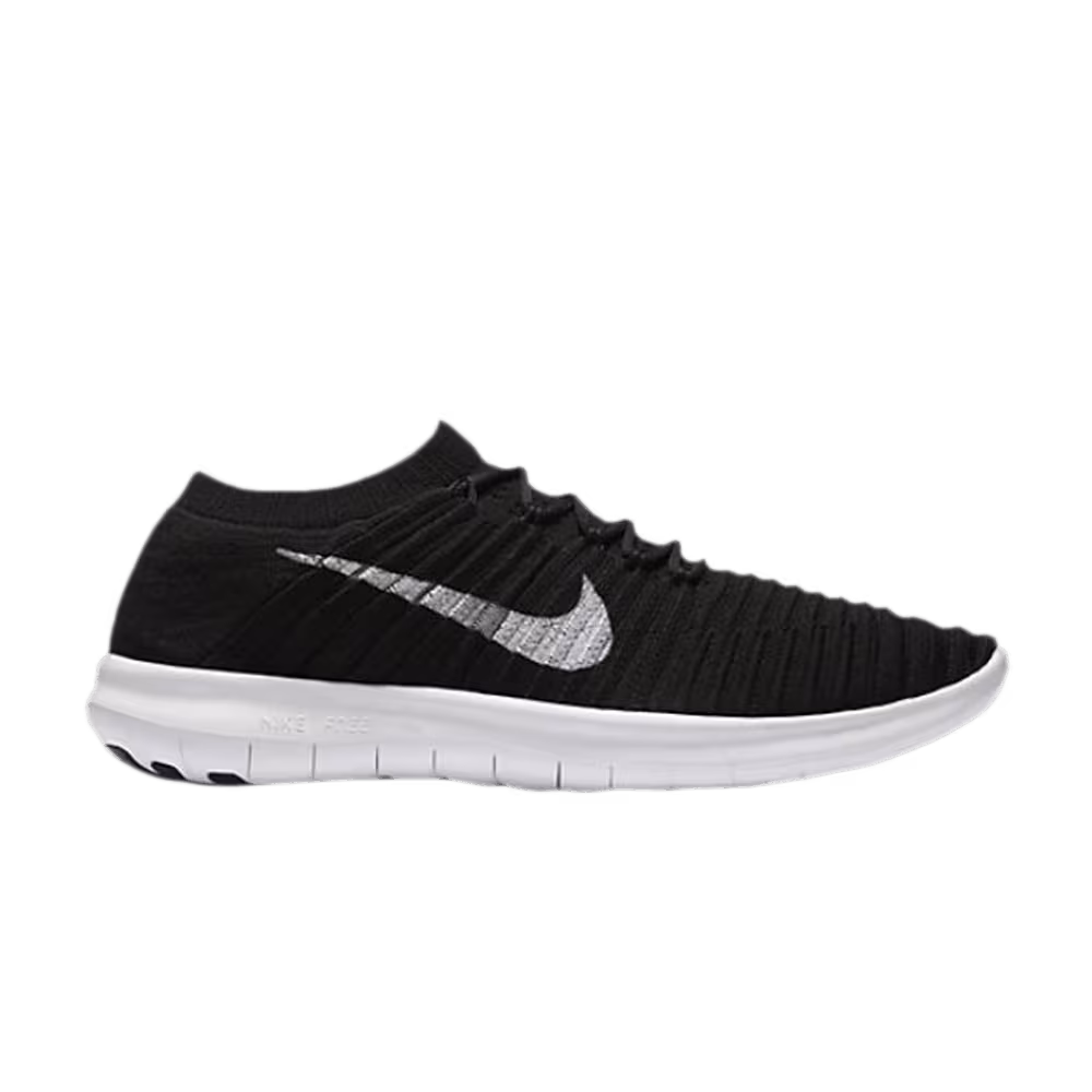 Nike Women's Free RN Motion Flyknit Black White