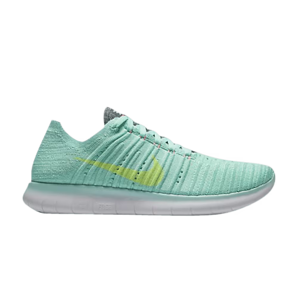 Nike Women's Free RN Flyknit Green Glow