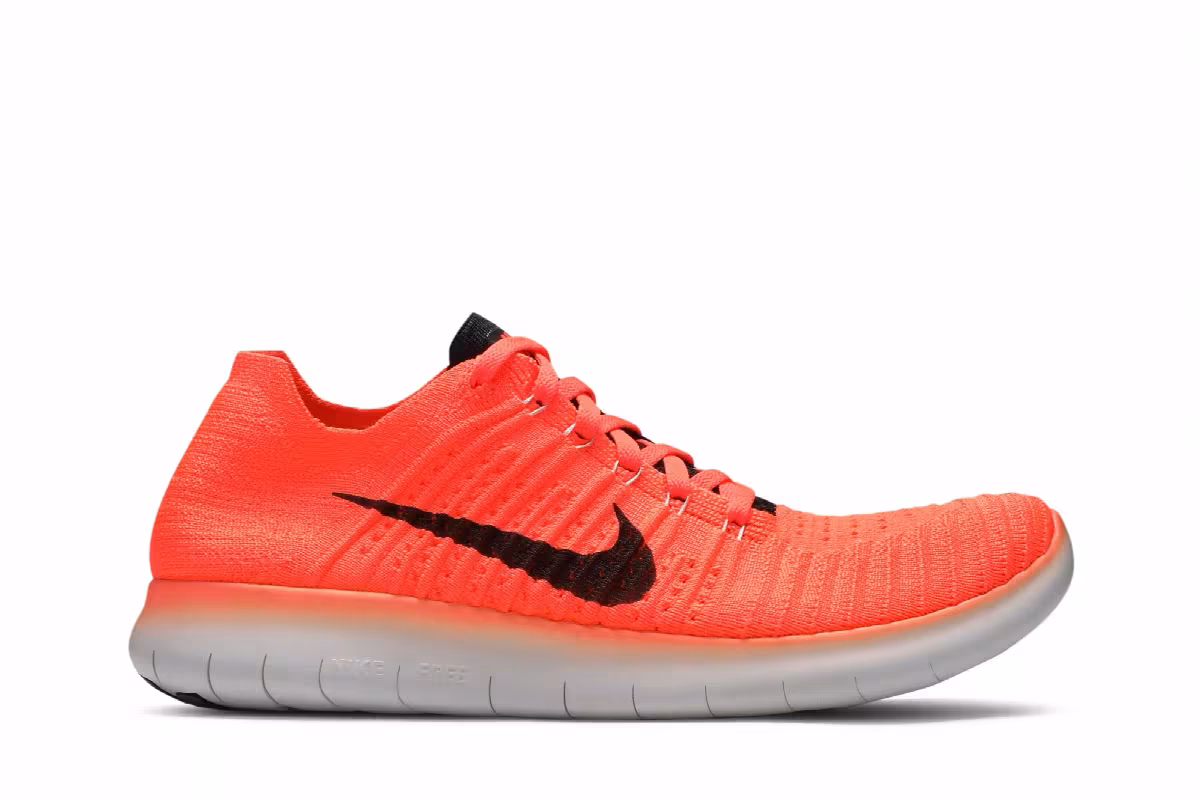 Nike Free RN Flyknit Bright Mango, view 2