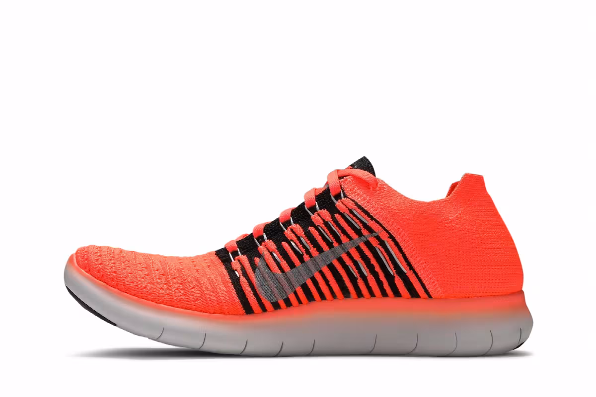 Nike Free RN Flyknit Bright Mango, view 4