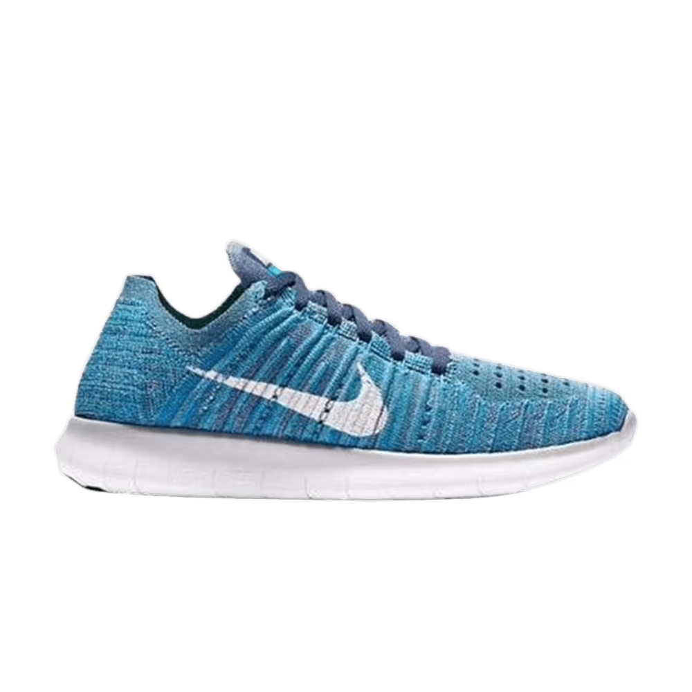 Nike Women's Free RN Flyknit Ocean Fog