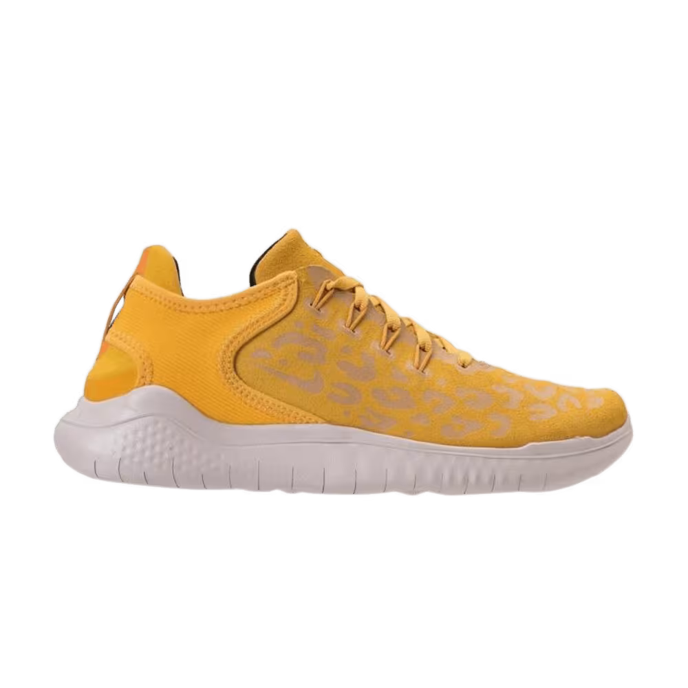 Nike Women's Free RN 2018 Wild Cheetah Yellow