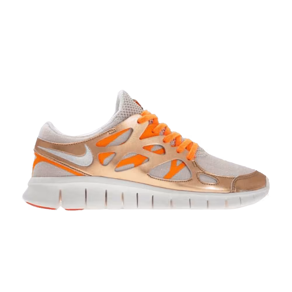 Nike Women's Free Run 2 Premium EXT Birch Metallic Gold