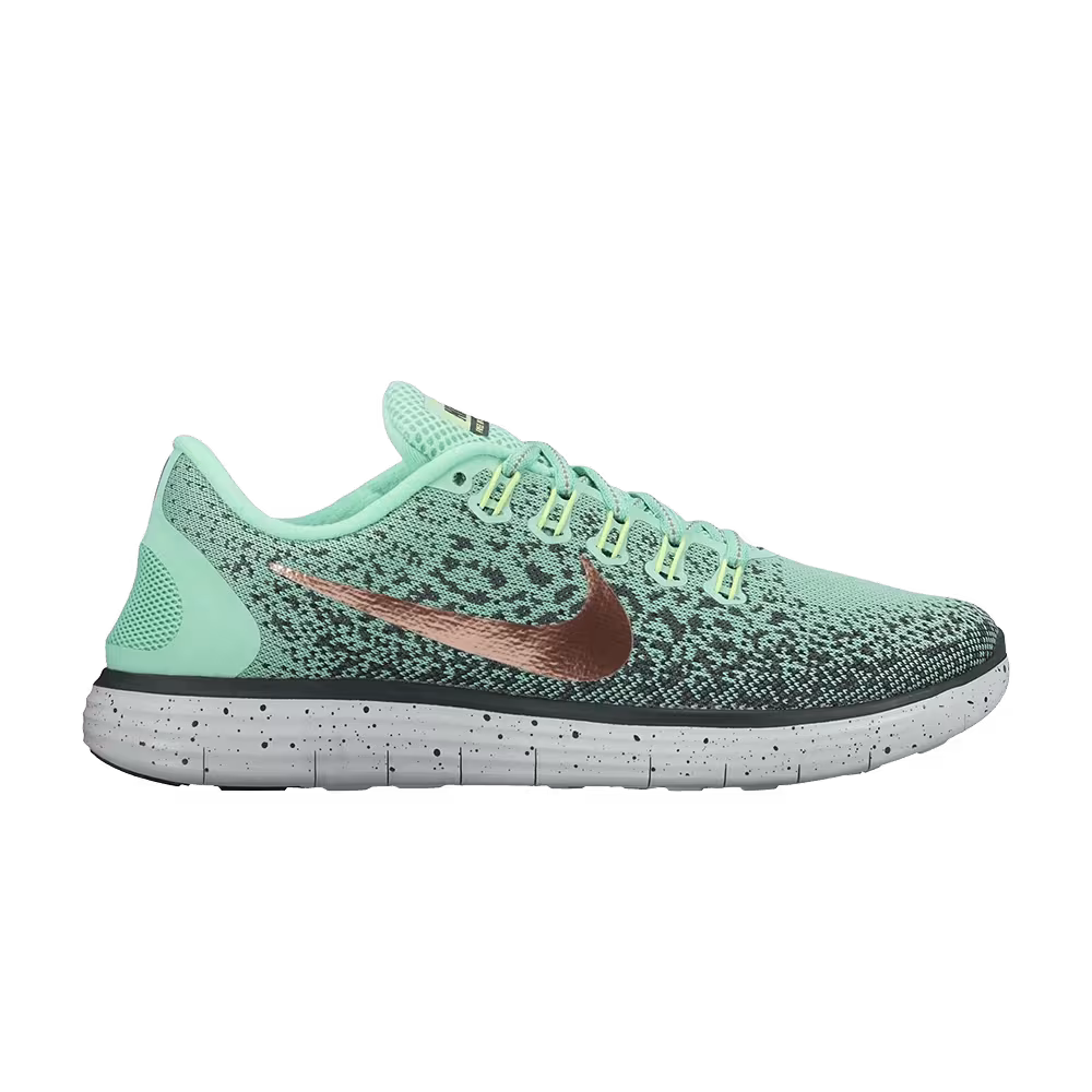 Nike Women's Free RN Distance Shield Green Glow