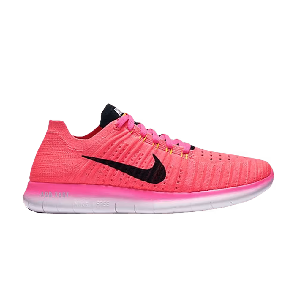 Nike Women's Free RN Flyknit Pink Blast