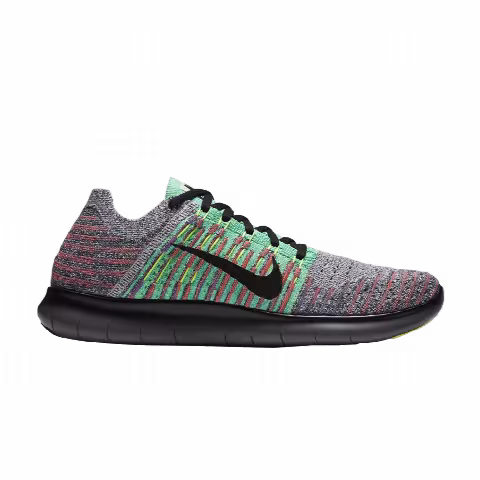 Nike Free RN Flyknit 'White Black Crimson'