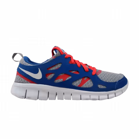 Nike Free Run 2 GS 'Grey Crimson Blue'