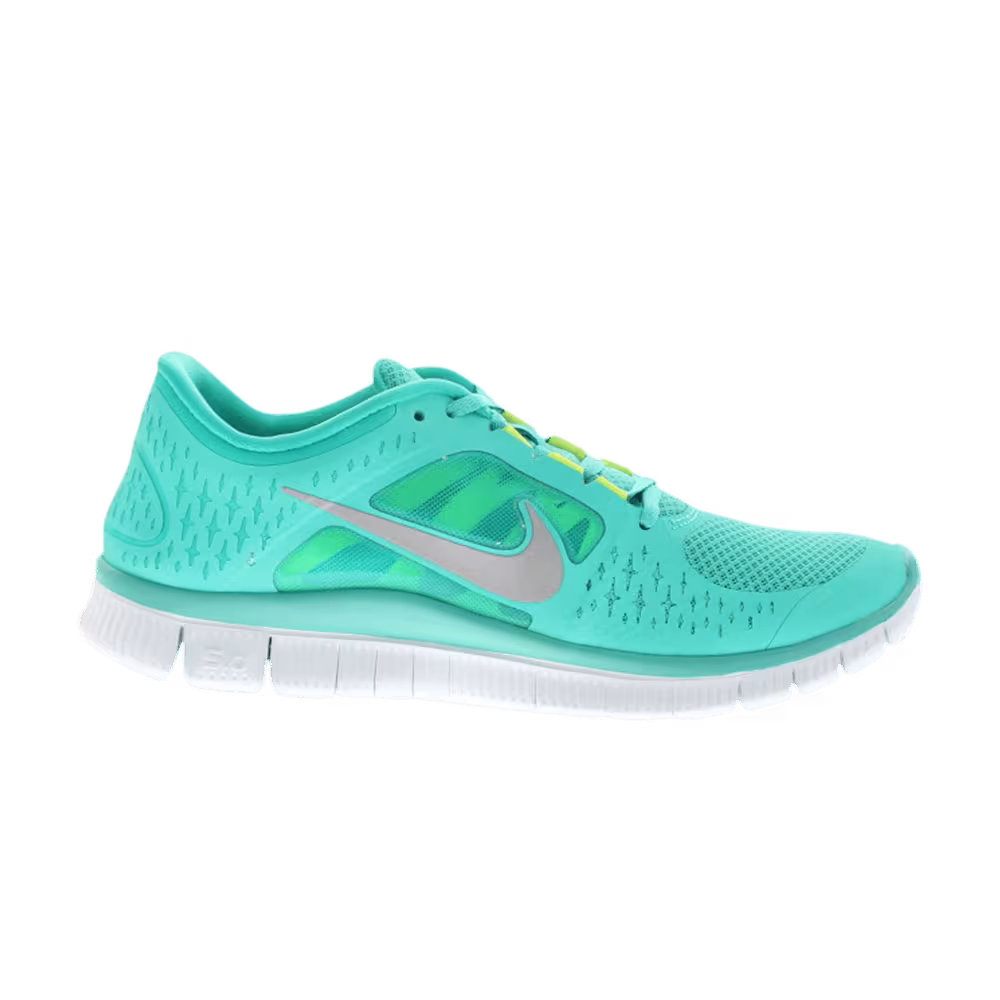 Nike Free Run+ 3 New Green Silver
