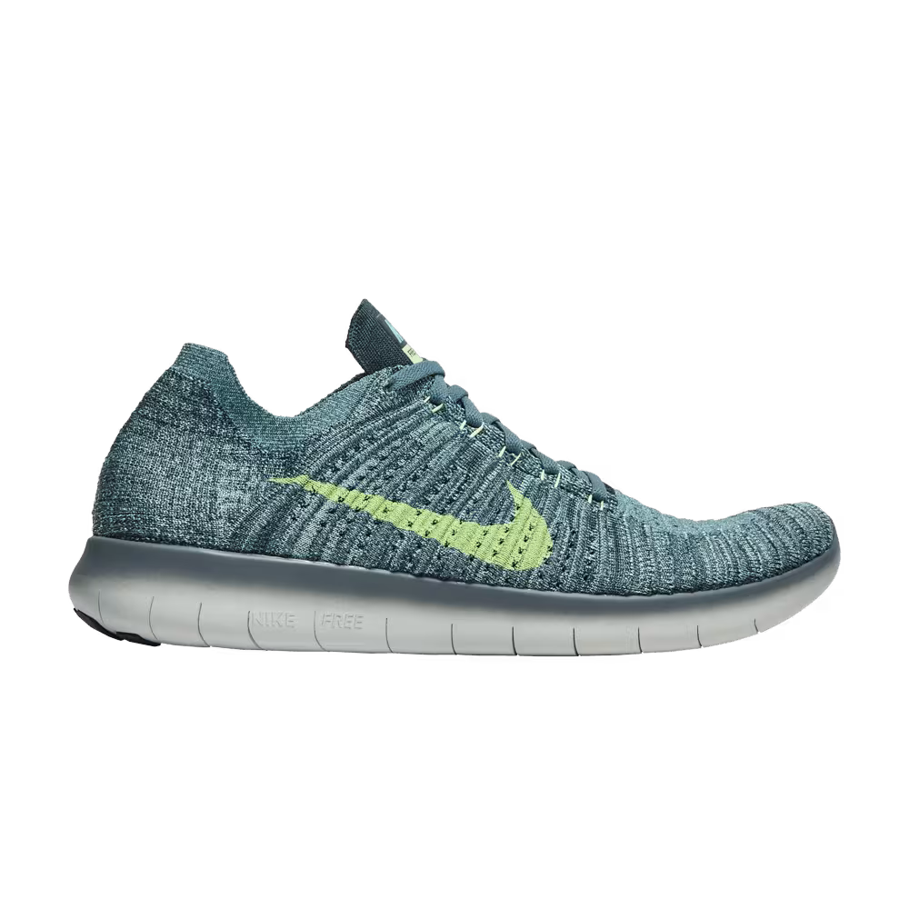Nike Free Run Flyknit Hasta Green Glow