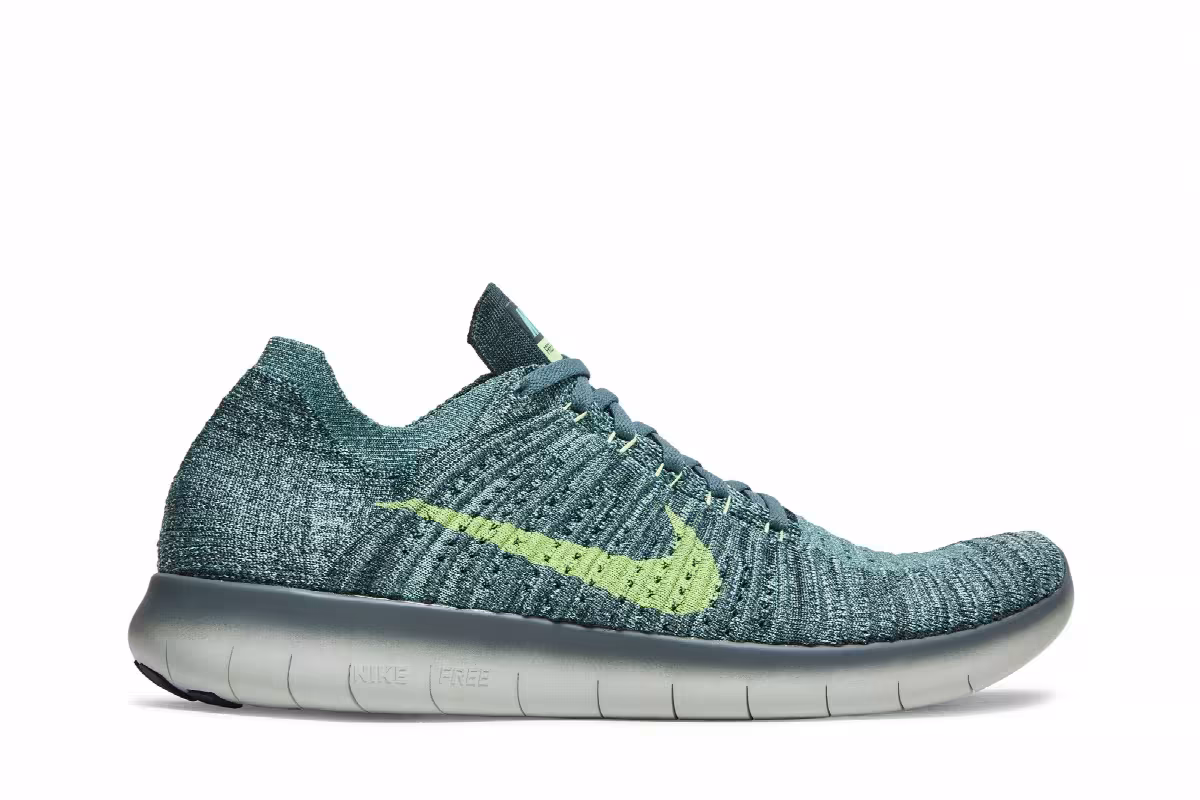 Nike Free Run Flyknit Hasta Green Glow, view 2