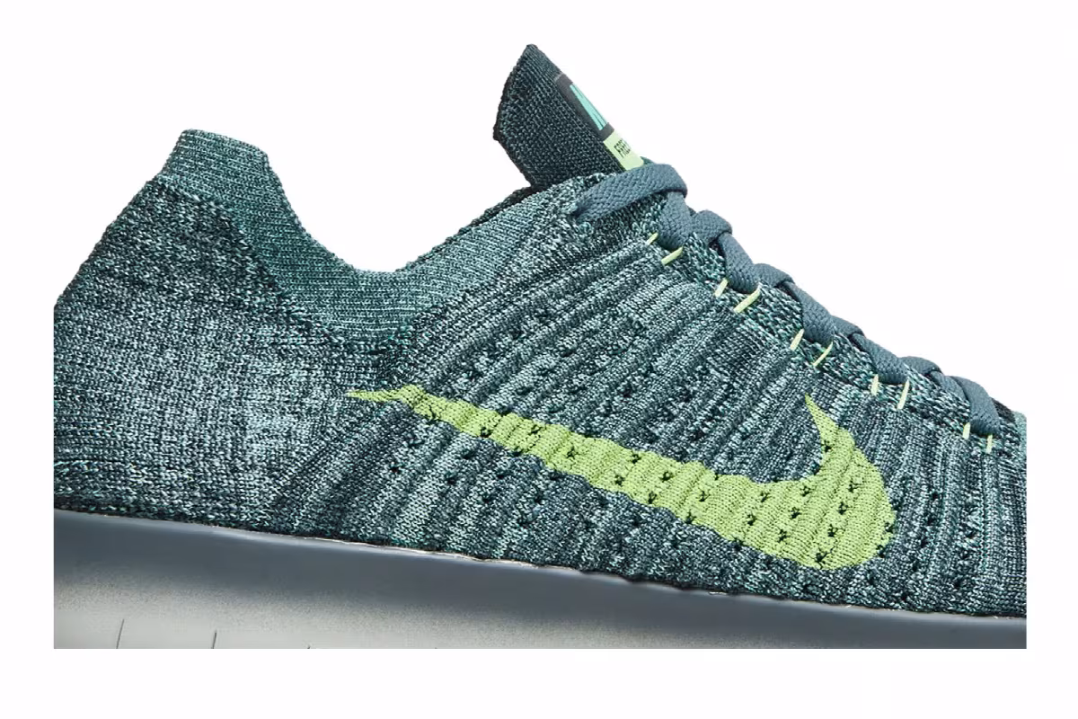 Nike Free Run Flyknit Hasta Green Glow, view 3