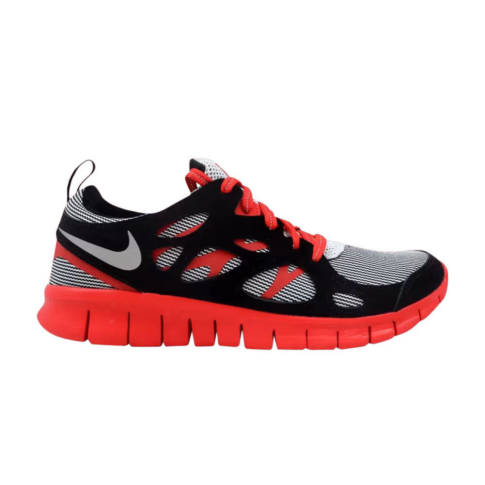 Nike Free Run 2 LE GS Black Light Crimson
