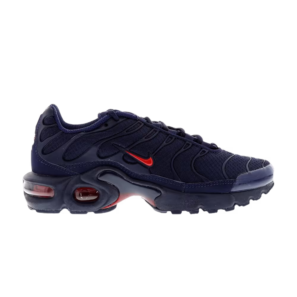 Nike Air Max Plus GS Midnight Navy Challenge Red