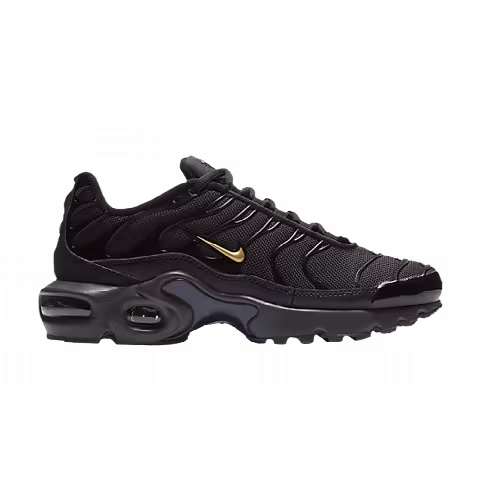 Nike Air Max Plus TN SE BG 'Black Metallic Gold'