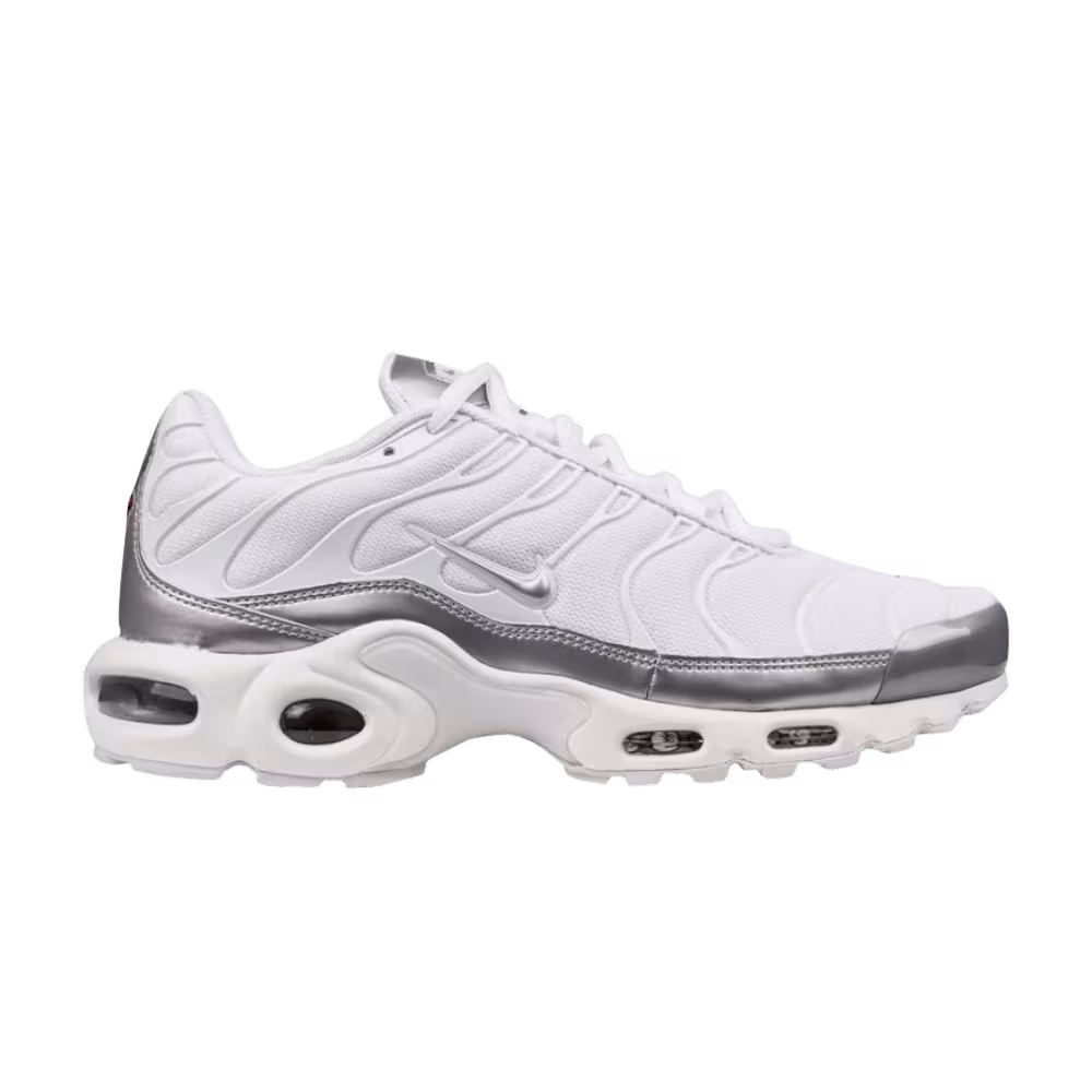 Nike Air Max Plus White Metallic Silver