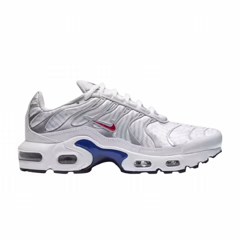 Nike Air Max Plus GS 'White University Red'