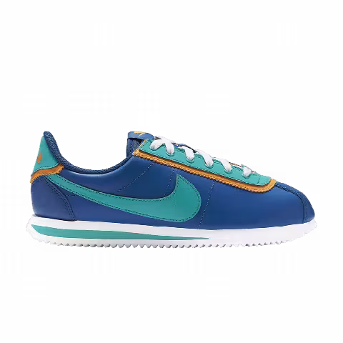 Nike Cortez Basic Leather DBL GS 'Indigo Force Teal'