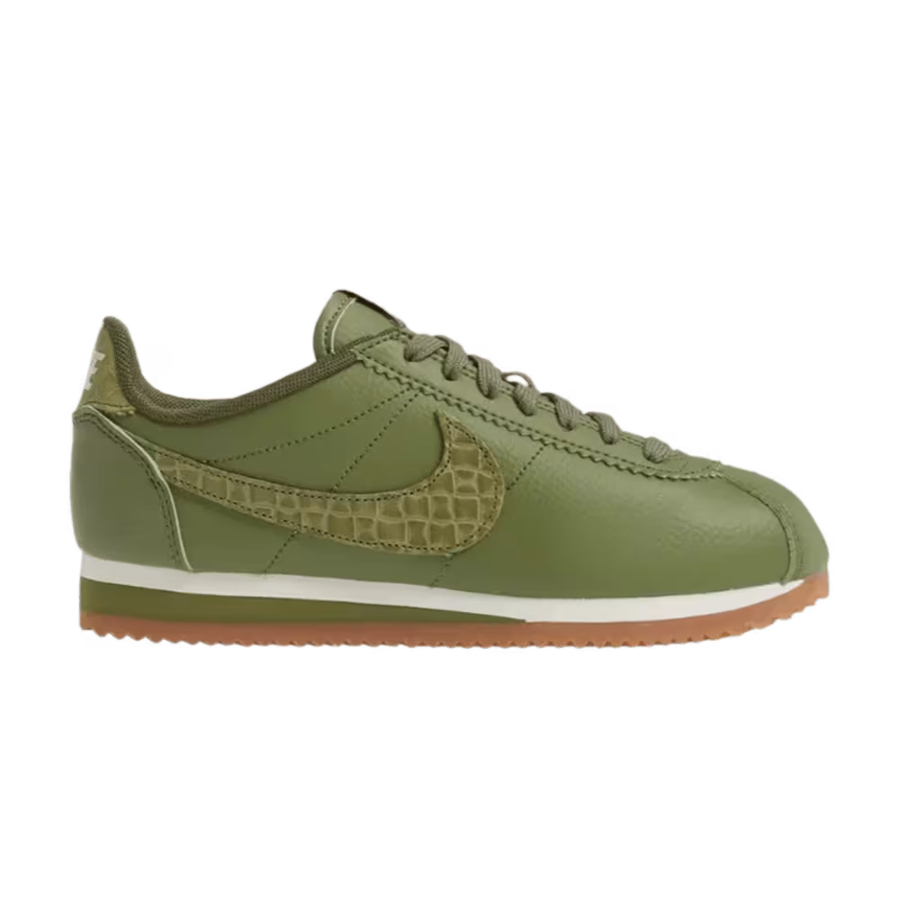 Nike Women's Classic Cortez Leather Lux Palm Green