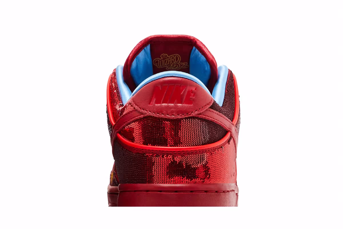 The Wizard of Oz x Nike Dunk Low SB Ruby Red Slipper, view 8