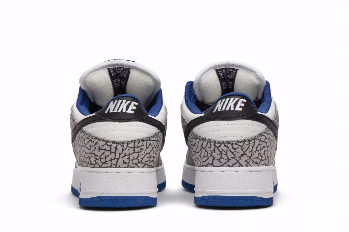 Nike Supreme x Dunk Low Pro SB x Air Force 1 White Cement, view 7