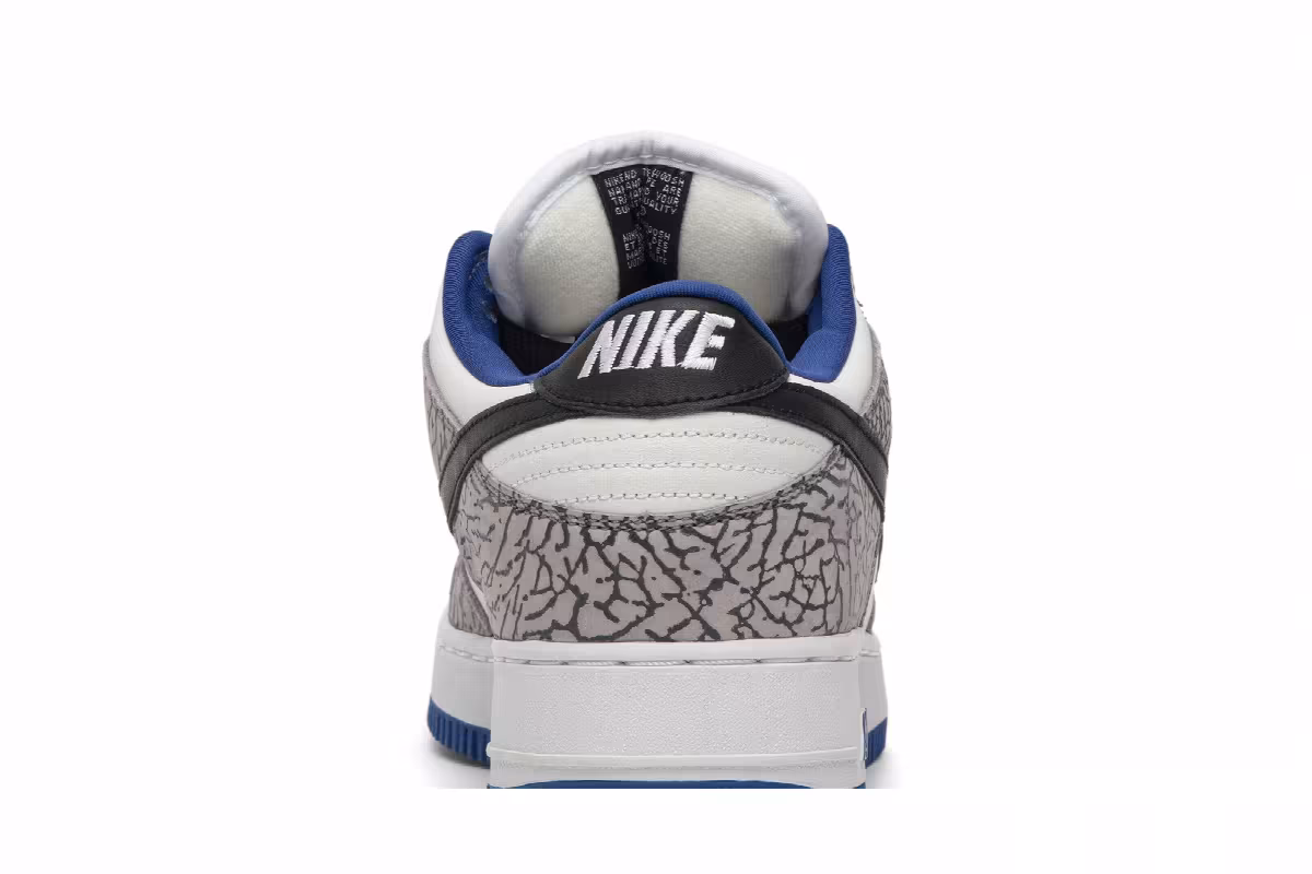 Nike Supreme x Dunk Low Pro SB x Air Force 1 White Cement, view 8