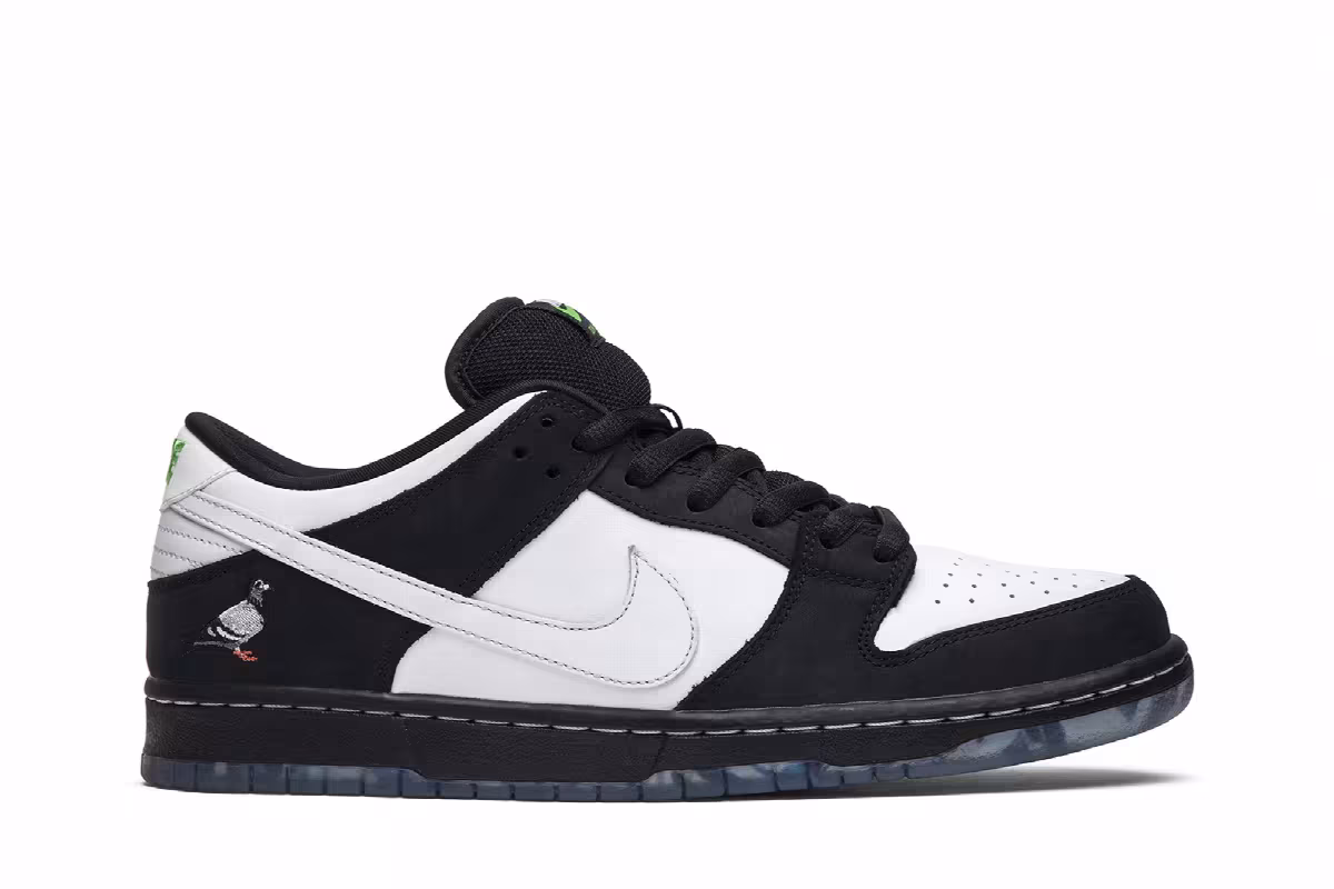 Nike Jeff Staple x Dunk Low Pro SB Panda Pigeon, view 2