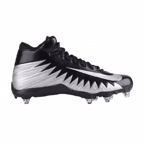 Nike Alpha Menace Varsity Mid D 'Black Metallic Silver'