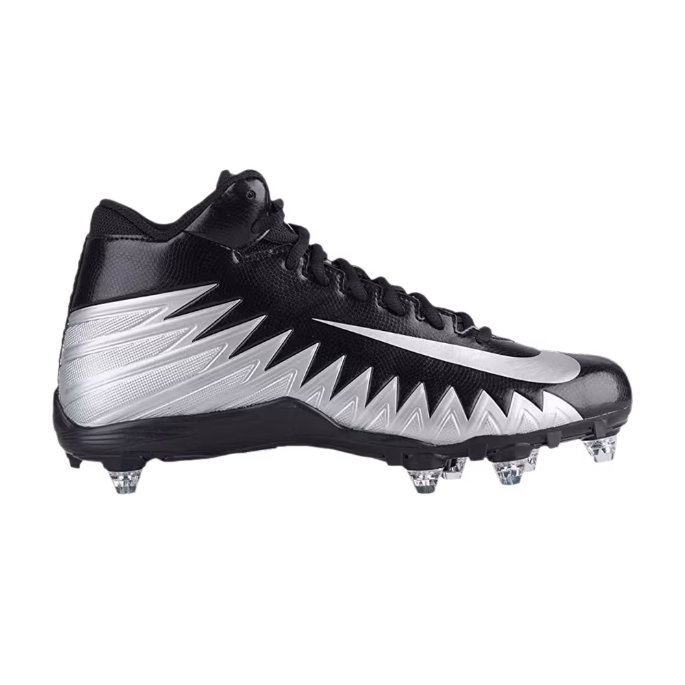 Nike Alpha Menace Varsity Mid D Black Metallic Silver